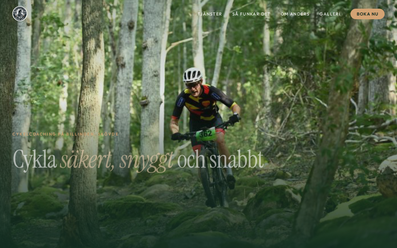 beyondbars.se — Anders webbplats, byggd från ett 15-minuterssamtal