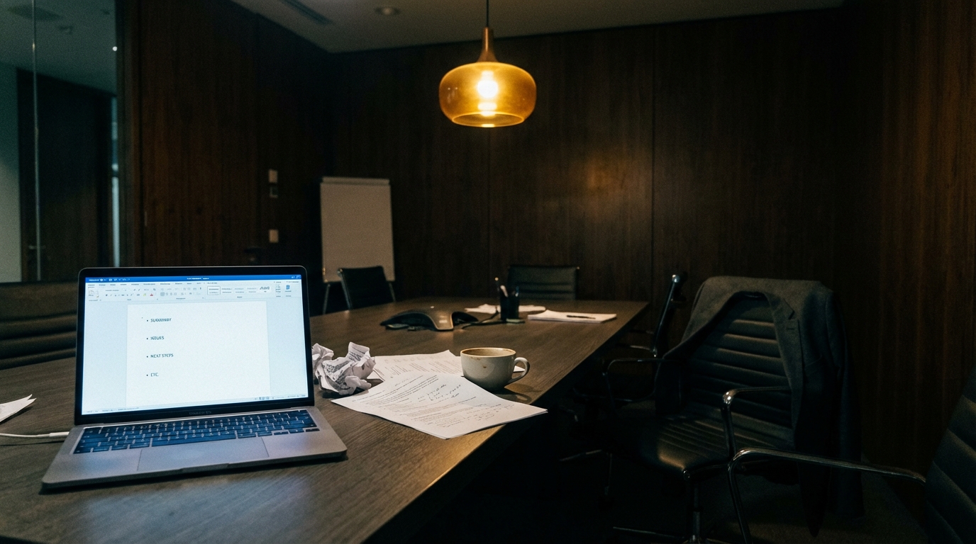 Din mötessammanfattning är värdelös