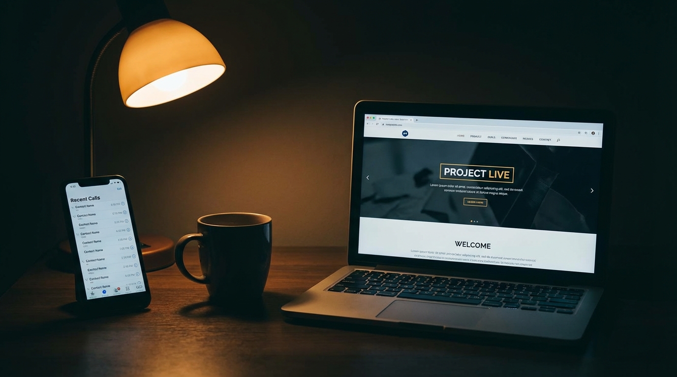 Från samtal till sajt